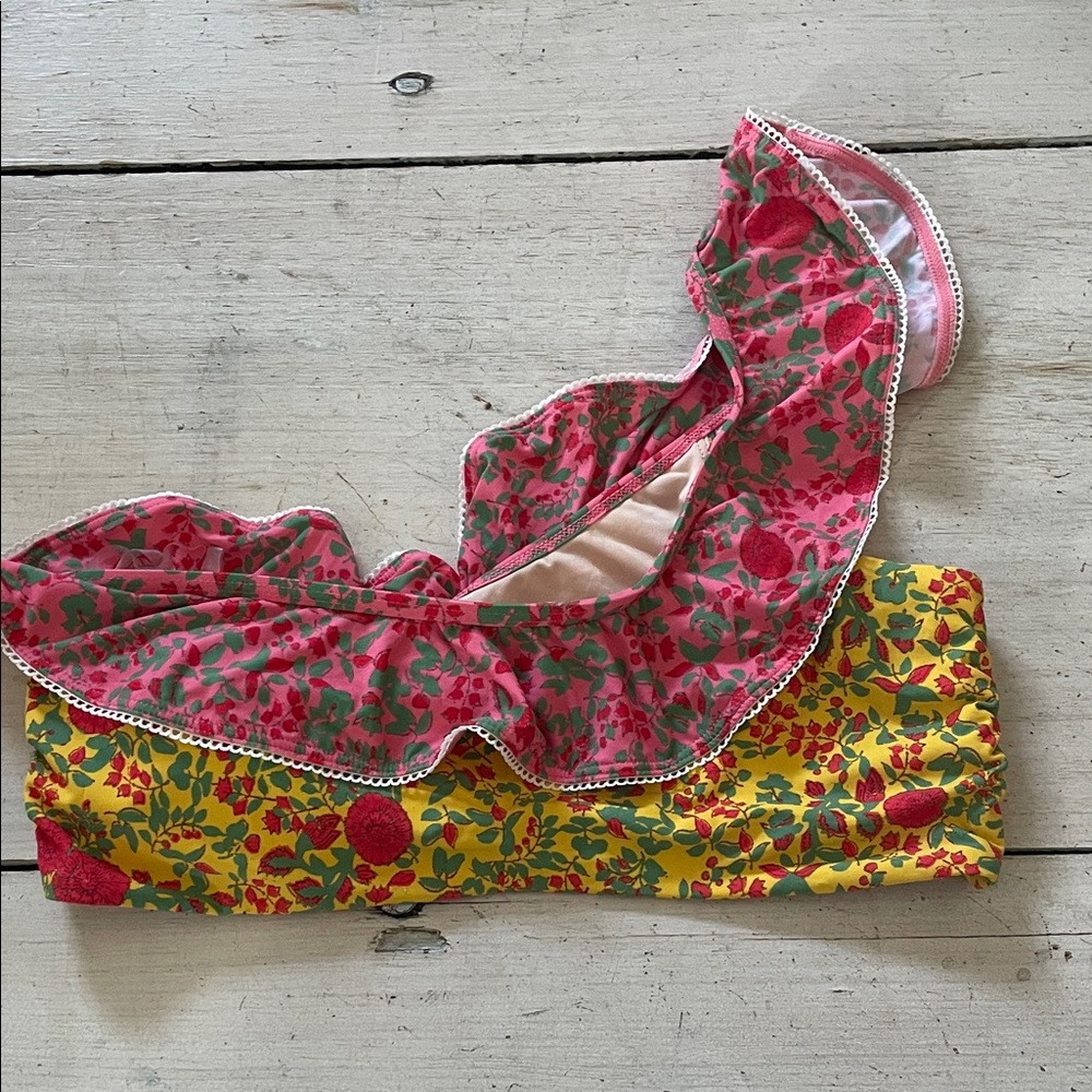 Roberta Roller Rabbit Pink and Yellow Floral Bikini